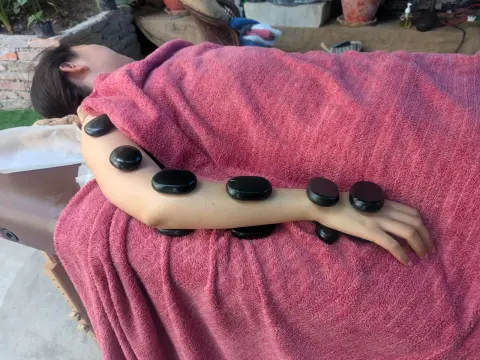 hot stone massage in Kathmandu, Nepal