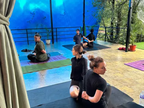 yoga teacher training class in kathmandu nepal