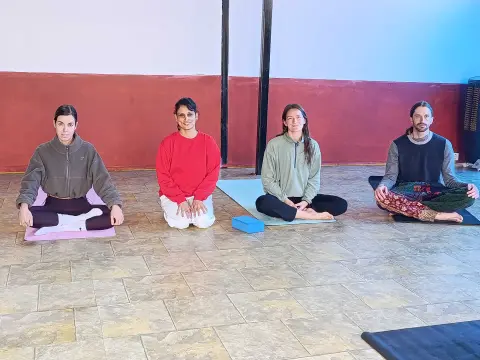 hip opening yoga in Kathmandu, Nepal