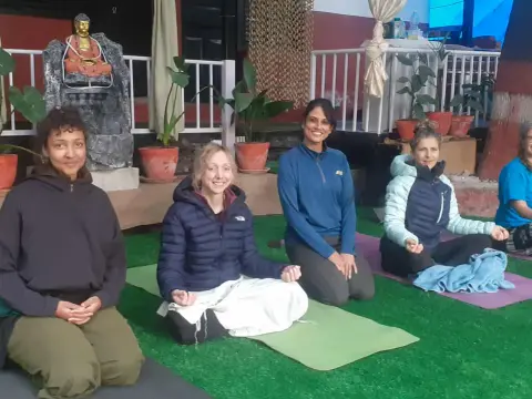 hip opening yoga class in kathmandu